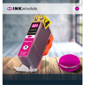 Canon CLI221 Magenta Compatible Inkjet Cartridge (With Chip)