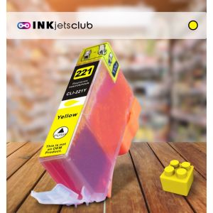 Canon CLI221 Yellow Compatible Inkjet Cartridge (With Chip)