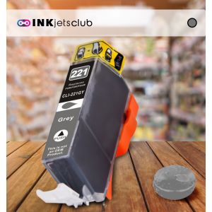 Canon CLI221 Gray Compatible Inkjet Cartridge (With Chip)