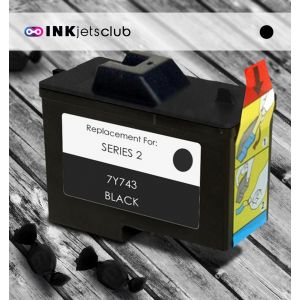 (Series 2) 7Y743 / X0502 Black Compatible Ink cartridge for Dell A940 and A960