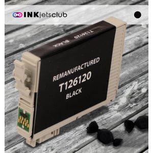 Remanufactured G&G compatible replacement for Epson 126 (T126120) Black High Yield Compatible  Inkjet Cartridge