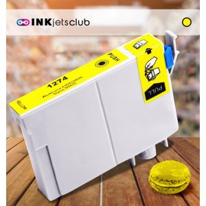 Remanufactured G&G compatible replacement for Epson 127 (T127420) Extra High Yield Yellow Compatible  Inkjet Cartridge