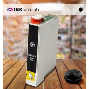 Remanufactured G&G compatible replacement for Epson 200 (T200120) Black Compatible  Ink Cartridge