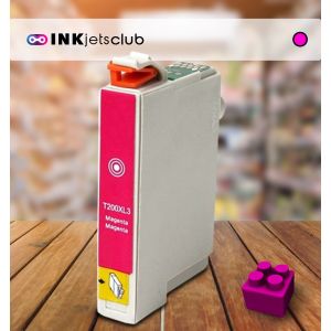 Remanufactured G&G compatible replacement for Epson 200 (T200320) Magenta Compatible  Ink Cartridge