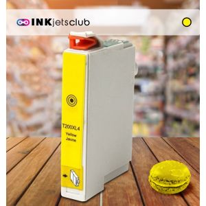 Remanufactured G&G compatible replacement for Epson 200 (T200420) Yellow Compatible  Ink Cartridge