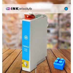 Remanufactured G&G compatible replacement for Epson 200 (T200220) Cyan Compatible  Ink Cartridge