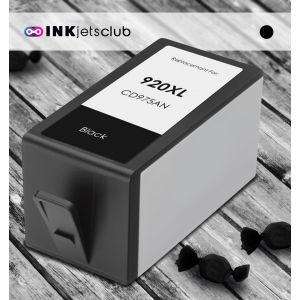HP 920XL (CD975AN) High-Yield Black Compatible  Inkjet Cartridge