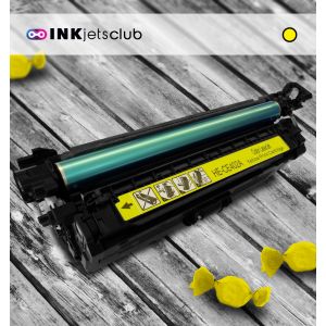 Compatible  Toner Cartridge for HP 507A Yellow, 6,000* Page Yield (CE402A)