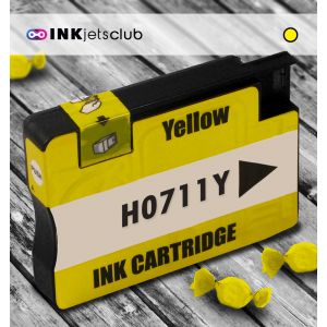 HP 711 Yellow (CZ132A) Compatible  Inkjet Cartridge