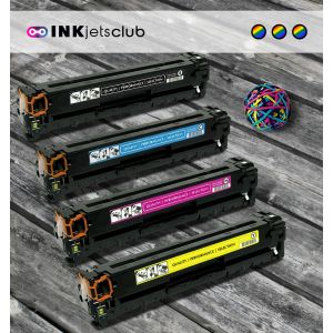 4 Pack - HP 312A Ink Cartridge Value Pack. Includes 1 Black, 1 Cyan, 1 Magenta and 1 Yellow Compatible  Ink Cartridges
