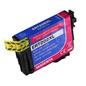 Remanufactured G&G compatible replacement for Epson 202XL (T202XL320) Magenta High Yield Compatible  Ink Cartridge.