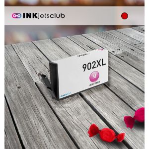 HP 902XL (T6M06AN) High Yield Magenta Ink Cartridge.
