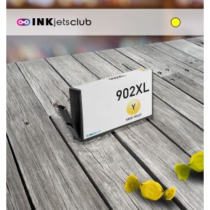 HP 902XL (T6M10AN) High Yield Yellow Ink Cartridge.