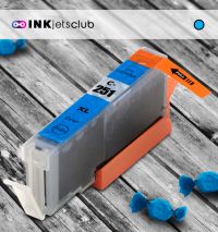 Canon CLI-251XL (6449B001) High Yield Cyan Compatible Ink cartridge