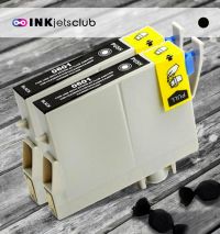Remanufactured G&G compatible replacement for 2 Pack Epson 60 Black (T060120) Compatible  Ink Cartridge