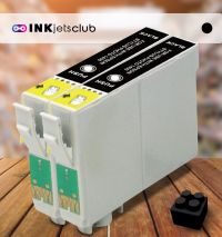 Remanufactured G&G compatible replacement for 2 Pack Epson 79 Black (T079120) High Yield Compatible  Ink Cartridge