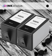 2 Pack HP 920XL (CD975AN) High-Yield Black Compatible  Inkjet Cartridge