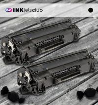 2 Pack HP CE285A JUMBO Compatible Toner Cartridge
