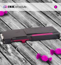 Dell 593-BBBS (VXCWK) Compatible Magenta High Yield Toner Cartridge for Dell C2660dn C2665dnf Laser Printers