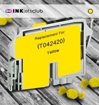 Remanufactured Remanufactured G&G compatible replacement for Epson 42 Yellow (T042420) Compatible  Ink Cartridge
