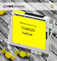 Remanufactured G&G compatible replacement for Epson 48 Yellow (T048420) Compatible  Ink Cartridge