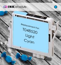Remanufactured G&G compatible replacement for Epson 48 Light Cyan (T048520) Compatible  Ink Cartridge