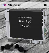Remanufactured G&G compatible replacement for Epson 69 Black (T069120) Compatible  Ink Cartridge