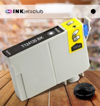 Remanufactured G&G compatible replacement for Epson 124 (T124120) Black Compatible  Inkjet Cartridge