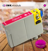 Remanufactured G&G compatible replacement for Epson 124 (T124320) Magenta Compatible  Inkjet Cartridge