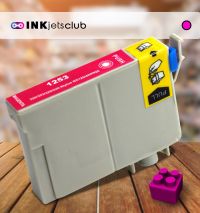 Remanufactured G&G compatible replacement for Epson 125 (T125320) Magenta Compatible  Inkjet Cartridge