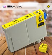 Remanufactured G&G compatible replacement for Epson 125 (T125420) Yellow Compatible  Inkjet Cartridge