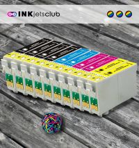 Remanufactured G&G compatible replacement for 10 Pack - Epson 60 High Yield Ink Cartridge Value Pack. Includes 4 Black, 2 Cyan, 2 Magenta and 2 Yellow Ink Compatible Cartridge