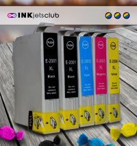 Remanufactured G&G compatible replacement for 5 Pack - Epson 200 Ink Cartridge Value Pack. Includes 2 Black, 1 Cyan, 1 Magenta and 1 Yellow Compatible  Ink Cartridges