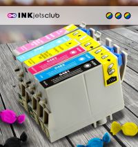 Remanufactured G&G compatible replacement for 6 Pack Epson 48 Ink Cartridge Value Pack. Includes 1 Black (T048120), 1 Cyan (T048220), 1 Magenta (T048320), 1 Yellow (T048420), 1 Light Cyan (T048520) and 1 Light Magenta (T048620) Compatible  Cartridges 