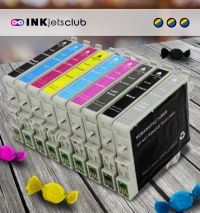 Remanufactured G&G compatible replacement for 9 Pack - Epson 59 Compatible  Ink Cartridge Value Pack. Incldes one of each MBK, PBK, LBK, LLBK, C, M, Y, LC, & LM