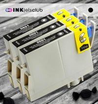 Remanufactured G&G compatible replacement for 3 Pack Epson 60 Black (T060120) Compatible  Ink Cartridge