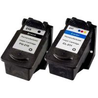 2 Pack Canon PG-210XL & CL-211XL High Yield Inkjet Cartridges