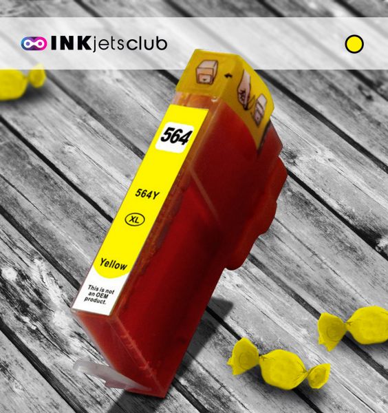 Hp Officejet 5255 Ink Genuine HP 564XL Yellow Ink Cartridge ...