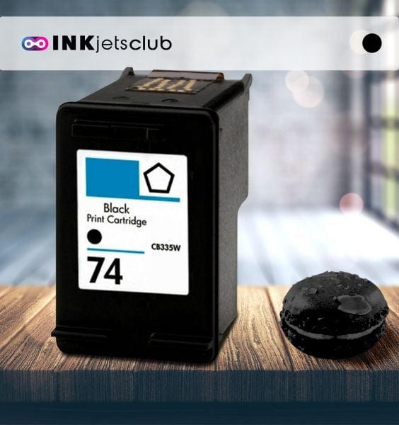在庫処分 激安 食品 HP 74 High-quality off, 80% Cartridge Ink Black (Cb335Wn) プリンタアクセサリ