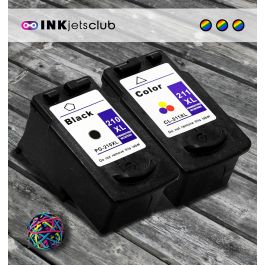 Kit Ricarica Inchiostro 3x30ml Ciano/Magenta/Giallo Per Cartucce Canon PG-210 CL-211 E Stampanti PIXMA