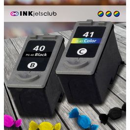 3-PK Genuine Canon OEM PG-40 Black / CL-41 Tri-Color Ink Cartridges Set - View #7