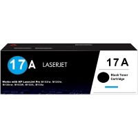 HP 17A Black Compatible Toner Cartridge, 1,700 Page Yield (CF217A)