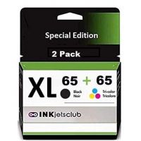HP 65XL 2-pack Black/Tri-color Remanufactured Ink Cartridges