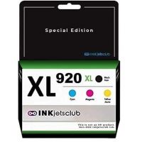 4 Pack - HP 920XL High-Yield Ink Cartridge Value Pack. Includes 1 Black, 1 Cyan, 1 Magenta and 1 Yellow Compatible  Ink Cartridges