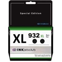 2 Pack HP 932XL Black (CN053AN) High-Yield Black Compatible Ink cartridge 