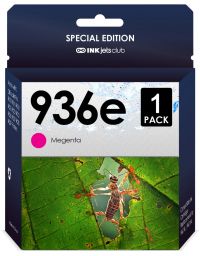 INKjetsclub Compatible Replacement Ink Cartridge for 936e Ink. Works with 9110b 9122e 9125e 9135e 9128e 9130b 9730e Printers. Magenta