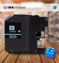Brother LC101C High Yield Cyan Compatible Ink Cartridge