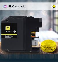 Brother LC101Y High Yield Yellow Compatible Ink Cartridge
