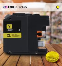Brother LC103Y High Yield Yellow Compatible Ink cartridge