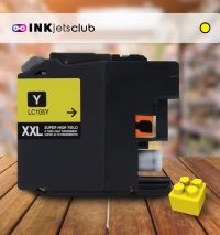 BrotherLC105Y Super High Yield Yellow Compatible Ink cartridge